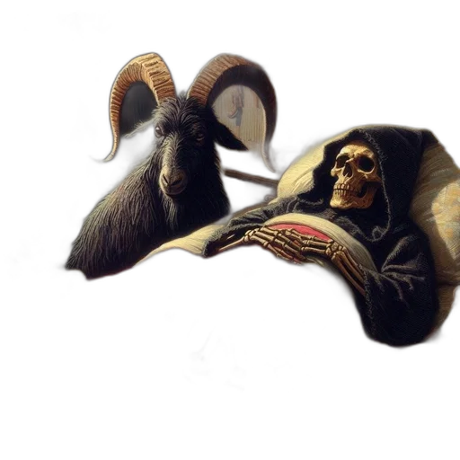 creature, mask, animal, staff, concept art, fantasy art, 3d render, photorealistic transparent PNG cut-out