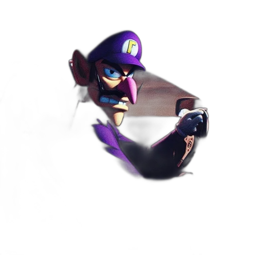 mask, hat, weapon, face, 3d render, concept art, pixel art, photorealistic transparent PNG cut-out