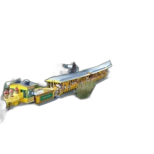weapon, car, 3d render, concept art, photorealistic, yellow, train, green transparent PNG cut-out