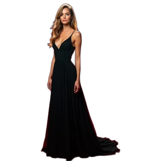 dress, dark, katharine, has transparent PNG cut-out