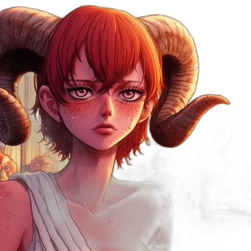 fantasy art, concept art, anime, comic book art, fire, red, golden, dark transparent PNG cut-out