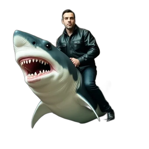 animal, creature, jacket, concept art, photorealistic, 3d render, comic book art, underwater transparent PNG cut-out