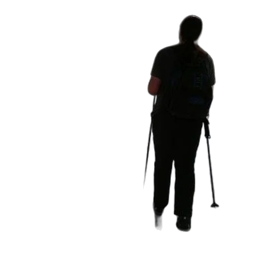 staff, umbrella, jacket, weapon, concept art, person, cross-country, skiing transparent PNG cut-out