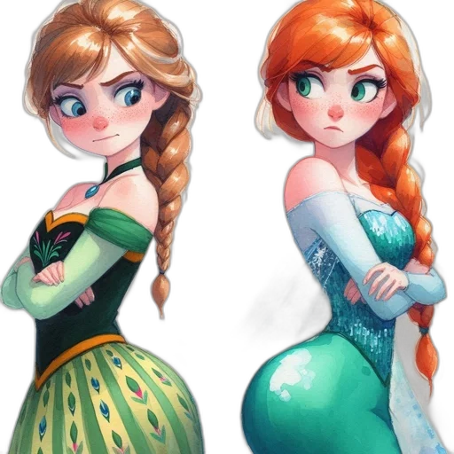 dress, fantasy art, concept art, cartoon, pixel art, underwater, green, colorful transparent PNG cut-out