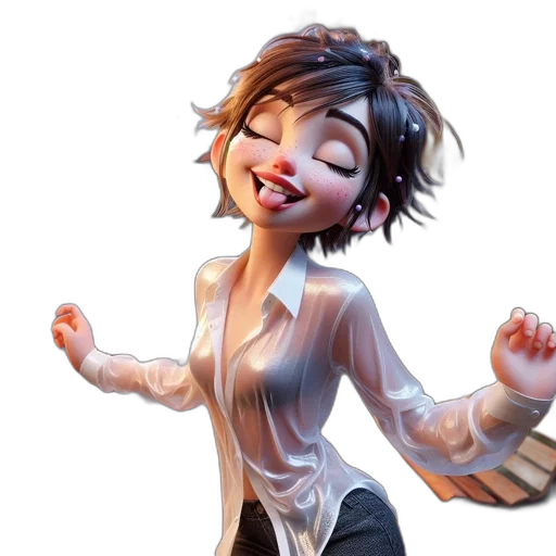 staff, concept art, 3d render, cartoon, photorealistic, joyful, playful, animated transparent PNG cut-out