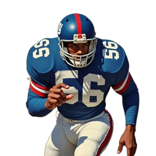 concept art, football, player, blue, white, uniform, number, depicted transparent PNG cut-out