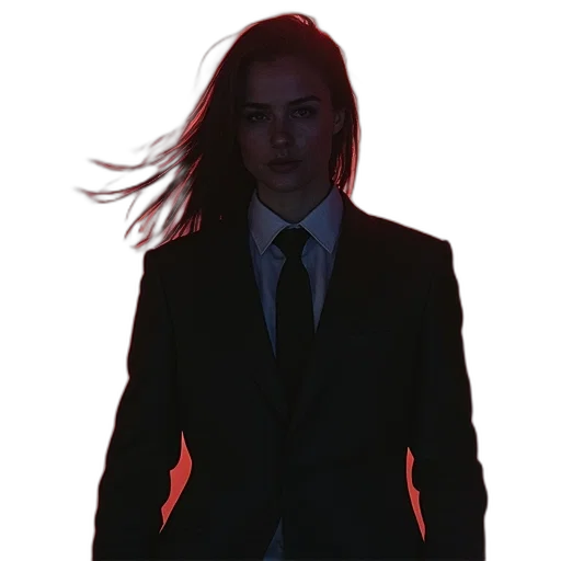 jacket, face, staff, hair, concept art, comic book art, photorealistic, pixel art transparent PNG cut-out
