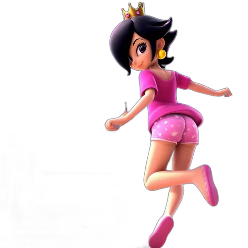 dress, crown, 3d render, concept art, cartoon, fantasy art, neon, fantasy transparent PNG cut-out