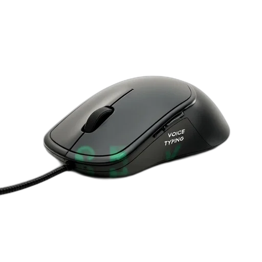 robot, 3d render, photorealistic, black, computer, mouse, sleek, design transparent PNG cut-out