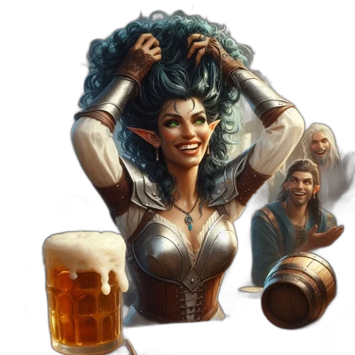 crown, fantasy art, concept art, comic book art, pixel art, woman, silver, armor transparent PNG cut-out