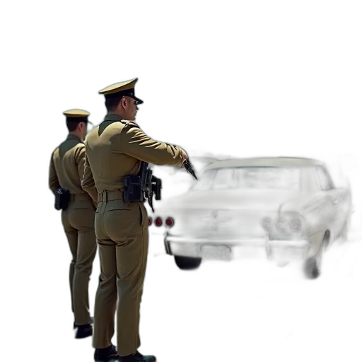 car, weapon, staff, robot, concept art, photorealistic, 3d render, fog transparent PNG cut-out