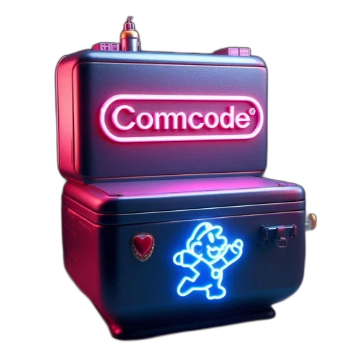 robot, vaporwave, concept art, cyberpunk, 3d render, innovative, retro-futuristic, portable transparent PNG cut-out