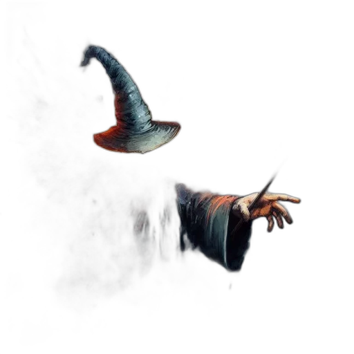 dragon, creature, staff, sword, concept art, fantasy art, photorealistic, 3d render transparent PNG cut-out