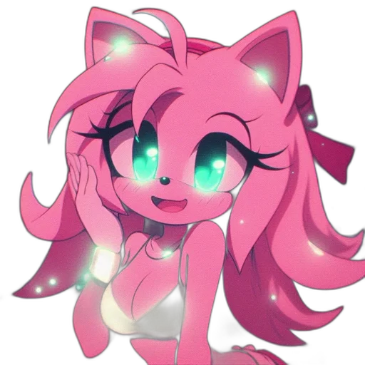 staff, creature, anime, pixel art, cartoon, concept art, neon, enchanting transparent PNG cut-out