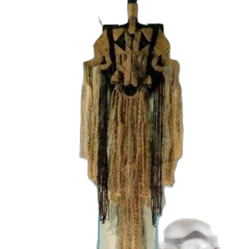 staff, dress, mask, crown, concept art, 3d render, fantasy art, watercolor transparent PNG cut-out
