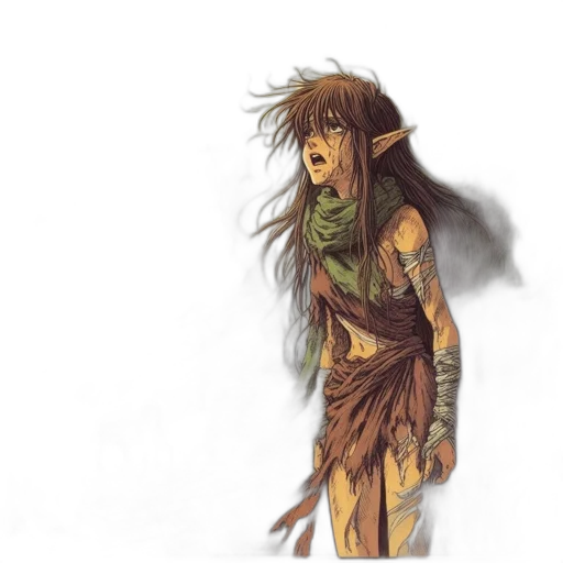 staff, dragon, creature, fantasy art, concept art, comic book art, watercolor, earth tones transparent PNG cut-out