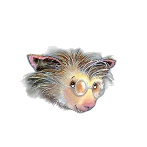 animal, creature, staff, face, photorealistic, watercolor, concept art, 3d render transparent PNG cut-out
