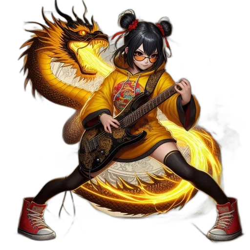dragon, staff, weapon, fantasy art, concept art, pixel art, anime, fire transparent PNG cut-out