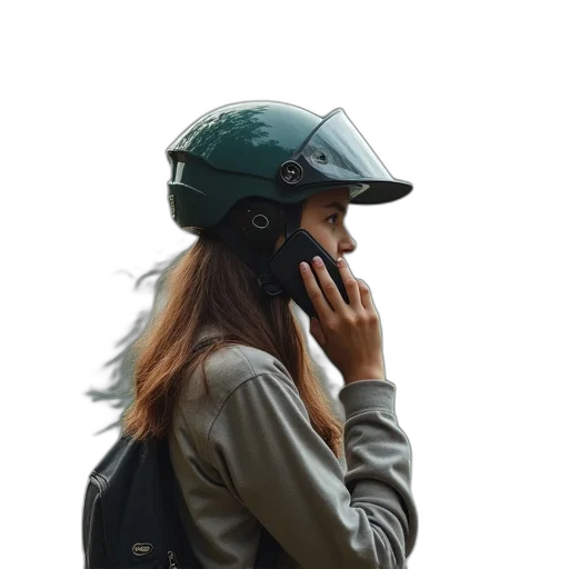 mask, hat, jacket, face, cyberpunk, 3d render, concept art, vaporwave transparent PNG cut-out