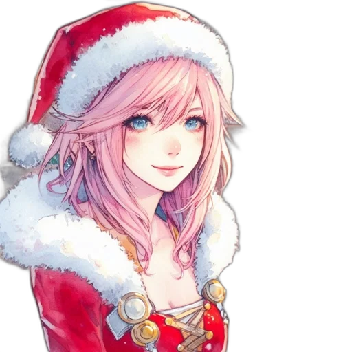 anime, concept art, fantasy art, pixel art, snow, illustration, shows, cheerful transparent PNG cut-out
