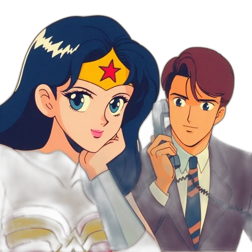 comic book art, cartoon, pixel art, anime, outer space, underwater, fire, two transparent PNG cut-out