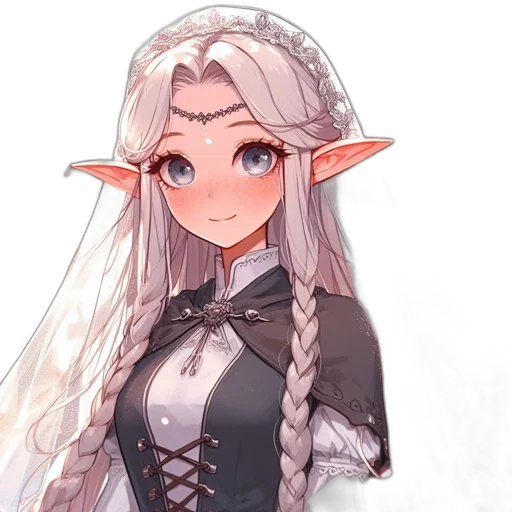 dress, dragon, staff, face, fantasy art, pixel art, anime, concept art transparent PNG cut-out