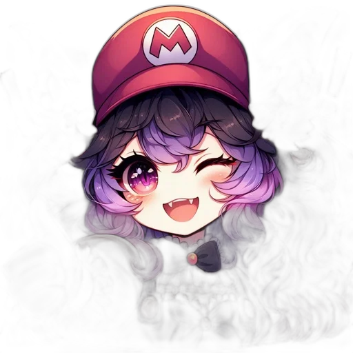 hat, mask, crown, face, pixel art, watercolor, anime, fantasy art transparent PNG cut-out