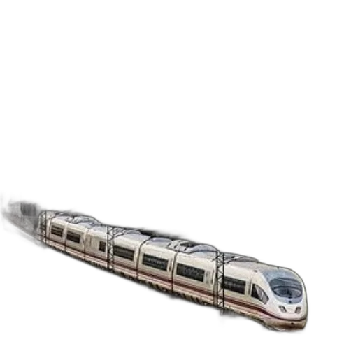 car, 3d render, photorealistic, concept art, sleek, modern, high-speed, train transparent PNG cut-out