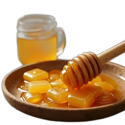 food, honey, drops, wooden transparent PNG cut-out