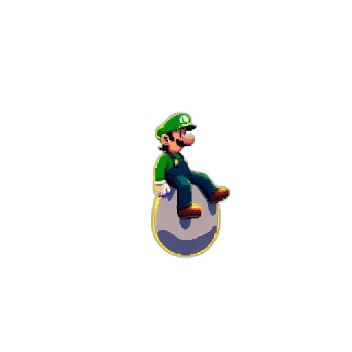 hat, staff, creature, weapon, pixel art, 3d render, concept art, fantasy art transparent PNG cut-out