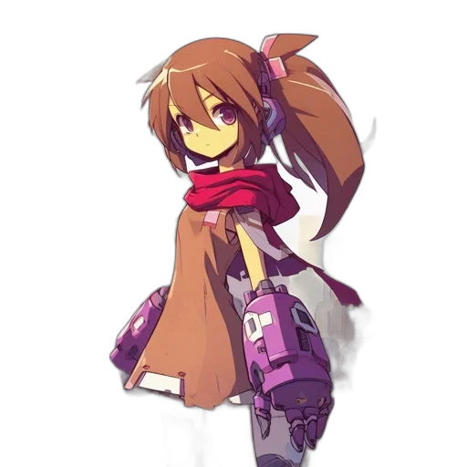 staff, weapon, jacket, robot, pixel art, anime, concept art, fantasy art transparent PNG cut-out