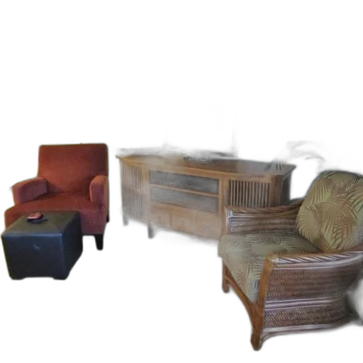 furniture, 3d render, photorealistic, concept art, earth tones, cozy, living, room transparent PNG cut-out