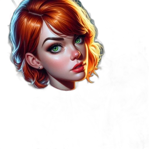 face, staff, jewelry, dress, fantasy art, concept art, photorealistic, comic book art transparent PNG cut-out