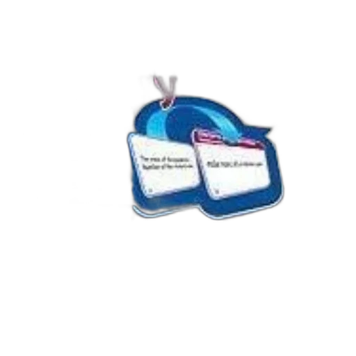 3d render, box, chemistry, flash, cards, quickstudy, featuring, blue transparent PNG cut-out