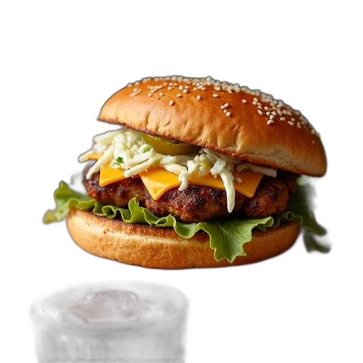 food, crown, animal, weapon, photorealistic, 3d render, sandwich, toasted transparent PNG cut-out