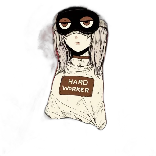 mask, jacket, concept art, comic book art, cartoon, pixel art, animated, figure transparent PNG cut-out