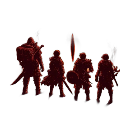 staff, weapon, sword, concept art, pixel art, fantasy art, 3d render, red transparent PNG cut-out