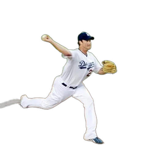 concept art, cartoon, photorealistic, baseball, player, white, uniform, word transparent PNG cut-out