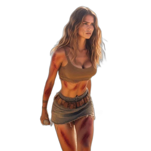 dress, jewelry, staff, photorealistic, oil painting, watercolor, concept art, beach transparent PNG cut-out