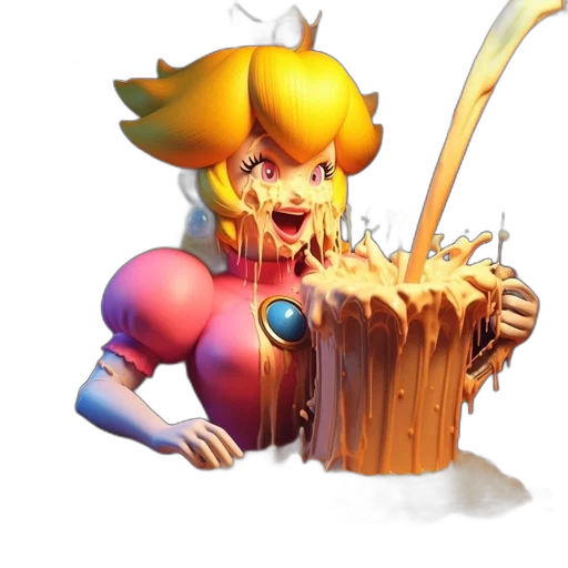 staff, food, weapon, hair, concept art, 3d render, pixel art, fantasy art transparent PNG cut-out