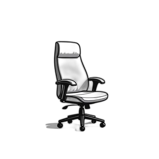 furniture, staff, 3d render, photorealistic, concept art, simple, black, white transparent PNG cut-out
