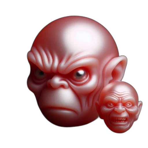 mask, face, creature, 3d render, concept art, photorealistic, two, three-dimensional transparent PNG cut-out