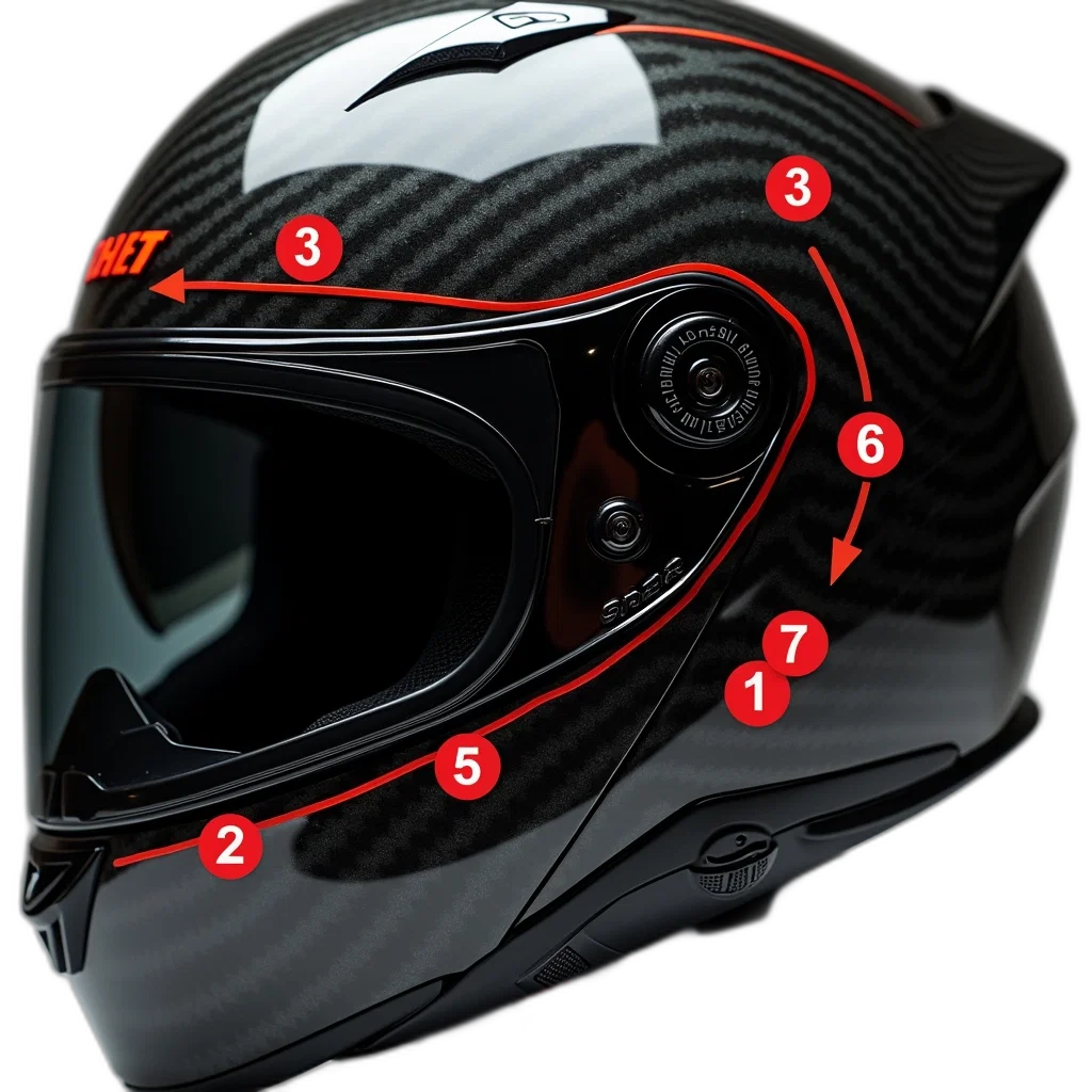 mask, 3d render, first, image, shows, close-up, motorcycle, helmet transparent PNG cut-out