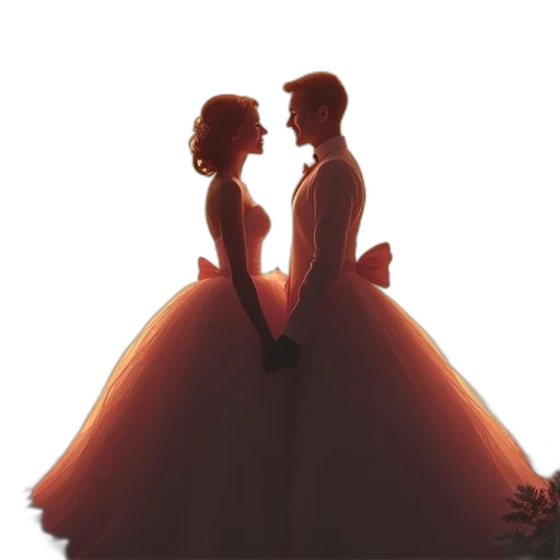 dress, crown, concept art, 3d render transparent PNG cut-out