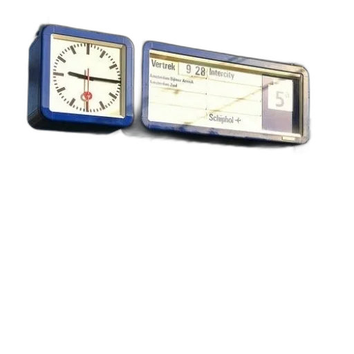 staff, weapon, 3d render, train, station, clock, sign, says transparent PNG cut-out