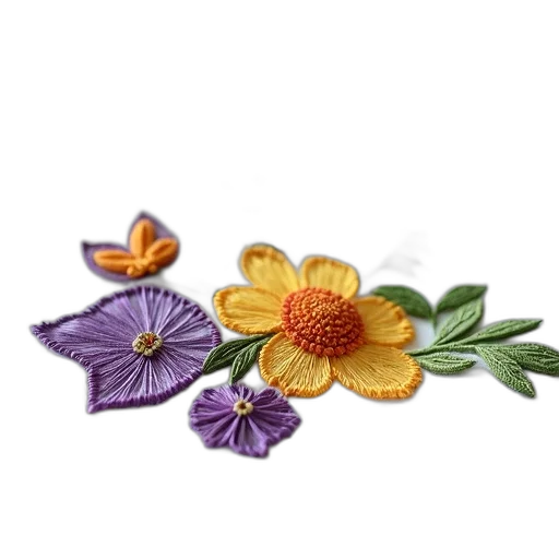 flower, jewelry, crown, staff, photorealistic, 3d render, oil painting, colorful transparent PNG cut-out
