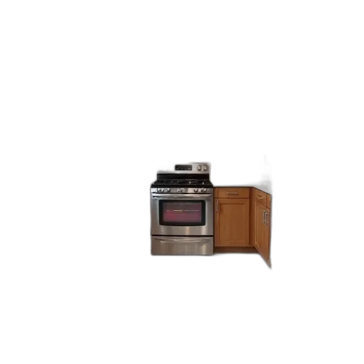 furniture, food, robot, 3d render, spacious, kitchen, stainless, steel transparent PNG cut-out