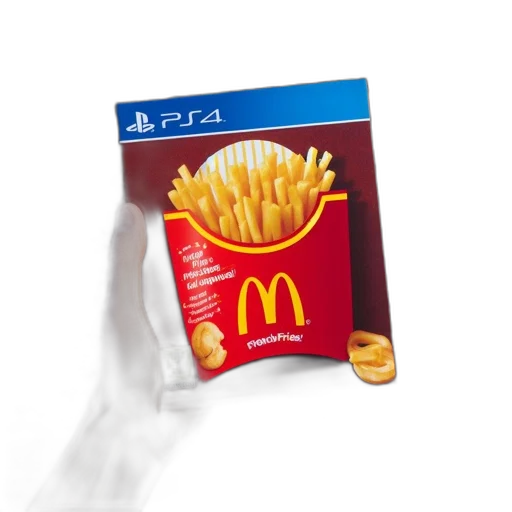 food, weapon, crown, robot, 3d render, photorealistic, concept art, pixel art transparent PNG cut-out