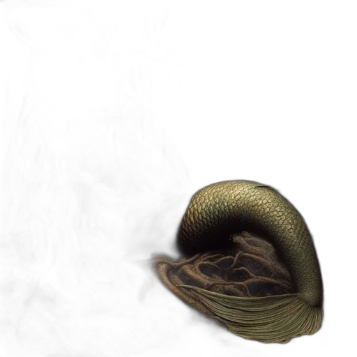 hat, hair, creature, mask, photorealistic, 3d render, concept art, fantasy art transparent PNG cut-out