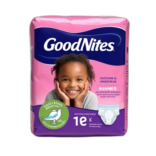 photorealistic, night, package, goodnites, bedtime, underwear, children, displayed transparent PNG cut-out